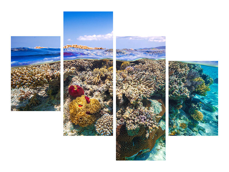 modern-4-piece-canvas-print-mayotte-the-reef