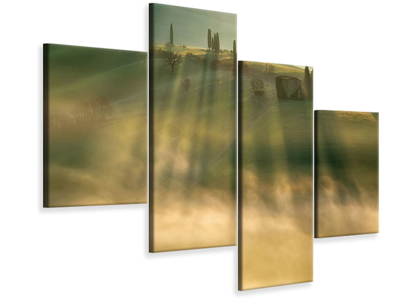 modern-4-piece-canvas-print-mist-ii