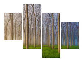 modern-4-piece-canvas-print-morning-of-the-forest