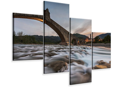 modern-4-piece-canvas-print-old-bridge
