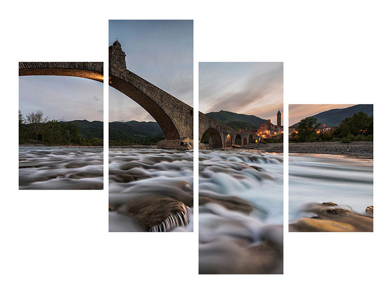 modern-4-piece-canvas-print-old-bridge