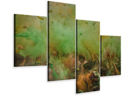 modern-4-piece-canvas-print-paint-fight