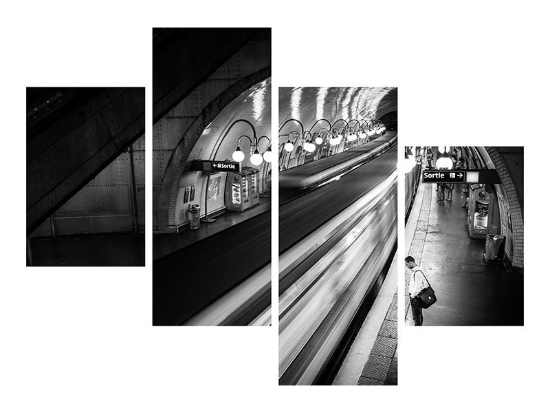 modern-4-piece-canvas-print-paris-metro