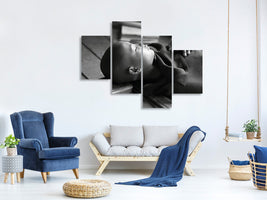 modern-4-piece-canvas-print-sleeping-buddha