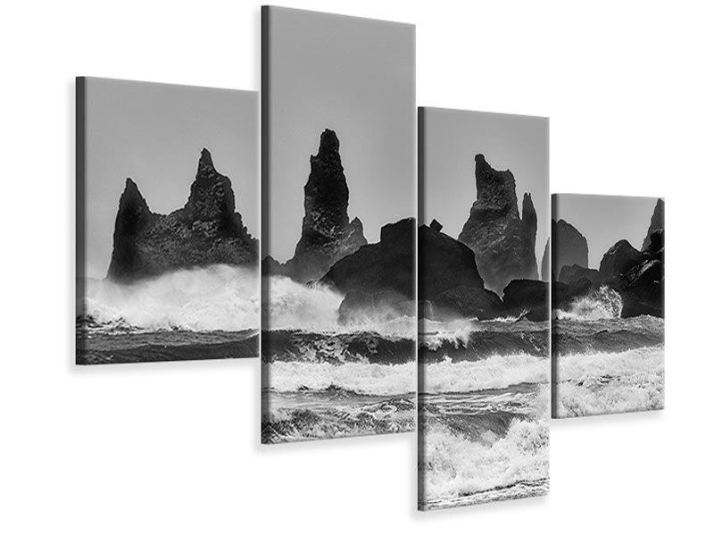 modern-4-piece-canvas-print-stormy-beach