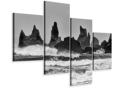 modern-4-piece-canvas-print-stormy-beach