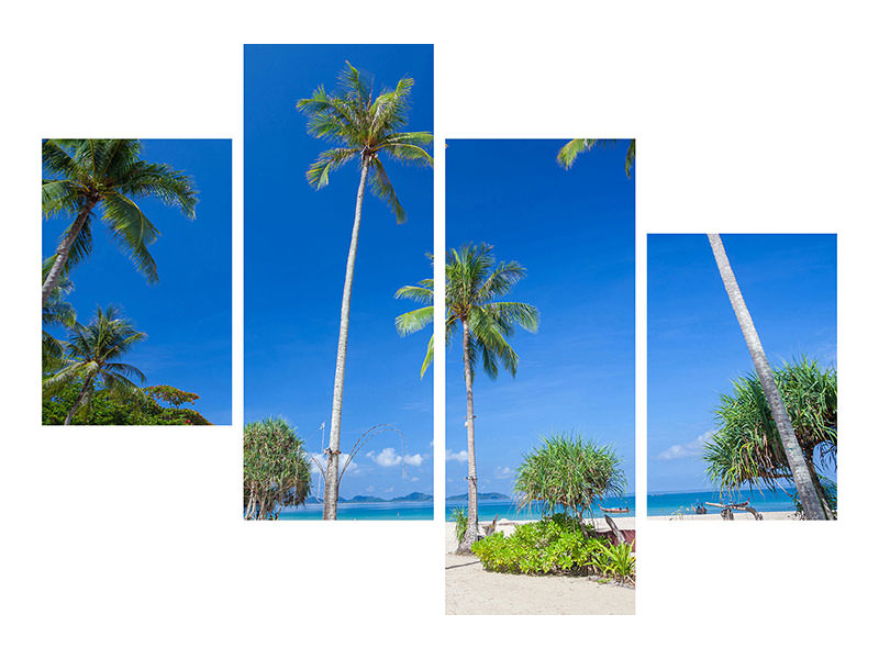 modern-4-piece-canvas-print-summer-sun-beach