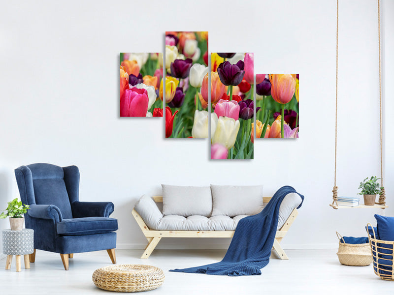 modern-4-piece-canvas-print-the-colors-of-the-tulips