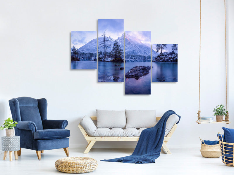 modern-4-piece-canvas-print-the-frozen-mountain