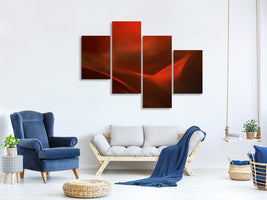 modern-4-piece-canvas-print-the-red-valley