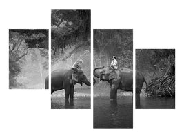 modern-4-piece-canvas-print-two-elephants