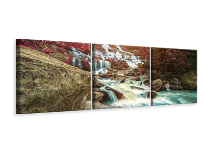 panoramic-3-piece-canvas-print-exotic-waterfall