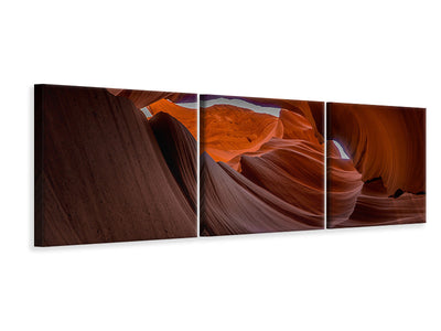 panoramic-3-piece-canvas-print-fantastic-antelope-canyon