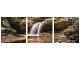 panoramic-3-piece-canvas-print-little-waterfall