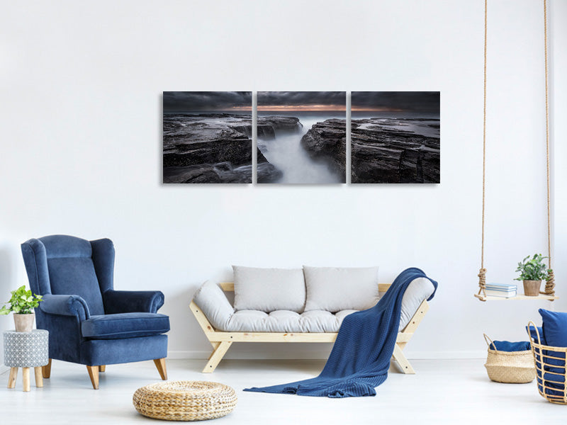 panoramic-3-piece-canvas-print-the-darkness-before-dawn