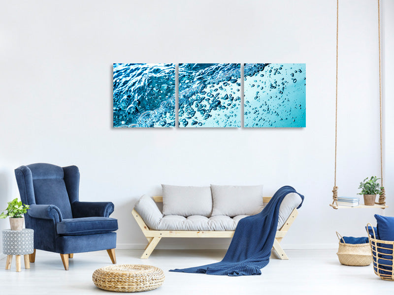 panoramic-3-piece-canvas-print-water-in-motion-ii