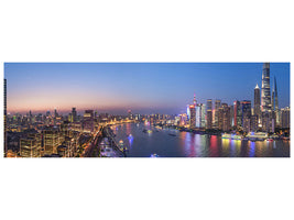 panoramic-canvas-print-the-blue-hour-in-shanghai